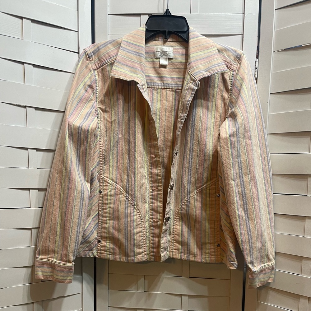 Christopher & Banks Striped Blazer